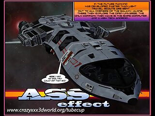 3D Comic: Ass Effect. Episode 2